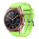 Strap-it Bracelet silicone Samsung Galaxy Watch 3 41mm (vert clair)