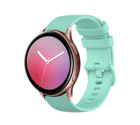 Strap-it Bracelet silicone luxe Samsung Galaxy Watch Active (aqua)