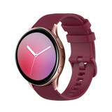 Strap-it Bracelet silicone luxe Samsung Galaxy Watch Active (rouge foncé)