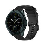 Strap-it Bracelet silicone luxe Samsung Galaxy Watch 42mm (noir)