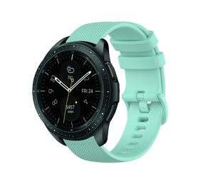 Strap-it Bracelet silicone luxe Samsung Galaxy Watch 42mm (aqua)