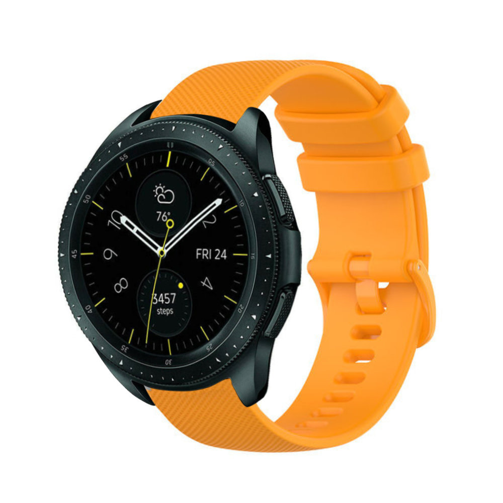 Strap-it Strap-it Bracelet silicone luxe Samsung Galaxy Watch 42mm (orange)