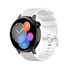 Strap-it Strap-it Bracelet silicone luxe Huawei Watch GT 3 42mm (blanc) Strap-it Strap-it Bracelet silicone luxe Huawei Watch GT 3 42mm (blanc)