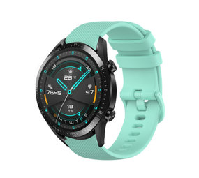 Strap-it Bracelet silicone luxe Huawei Watch GT 2 (aqua)