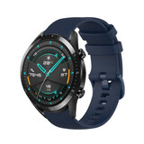 Strap-it Bracelet silicone luxe Huawei Watch GT 2 (bleu foncé)