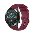 Strap-it Strap-it Bracelet silicone luxe Huawei Watch GT 2 (rouge foncé)