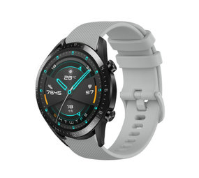 Strap-it Bracelet silicone luxe Huawei Watch GT 2 (gris)
