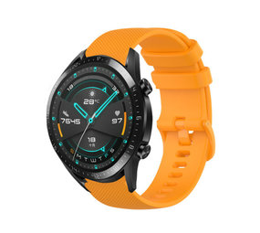Strap-it Bracelet silicone luxe Huawei Watch GT 2 (orange)