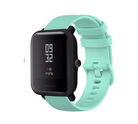 Strap-it Bracelet silicone luxe Xiaomi Amazfit Bip (aqua)