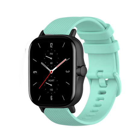 Strap-it Strap-it Bracelet silicone luxe Xiaomi Amazfit GTS 2 (aqua)