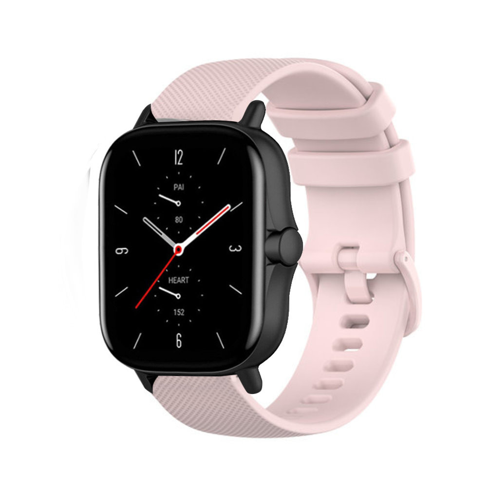 Strap-it Strap-it Bracelet silicone luxe Xiaomi Amazfit GTS 2 (rose)