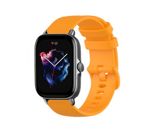 Strap-it Bracelet silicone luxe Amazfit GTS 3 (orange)