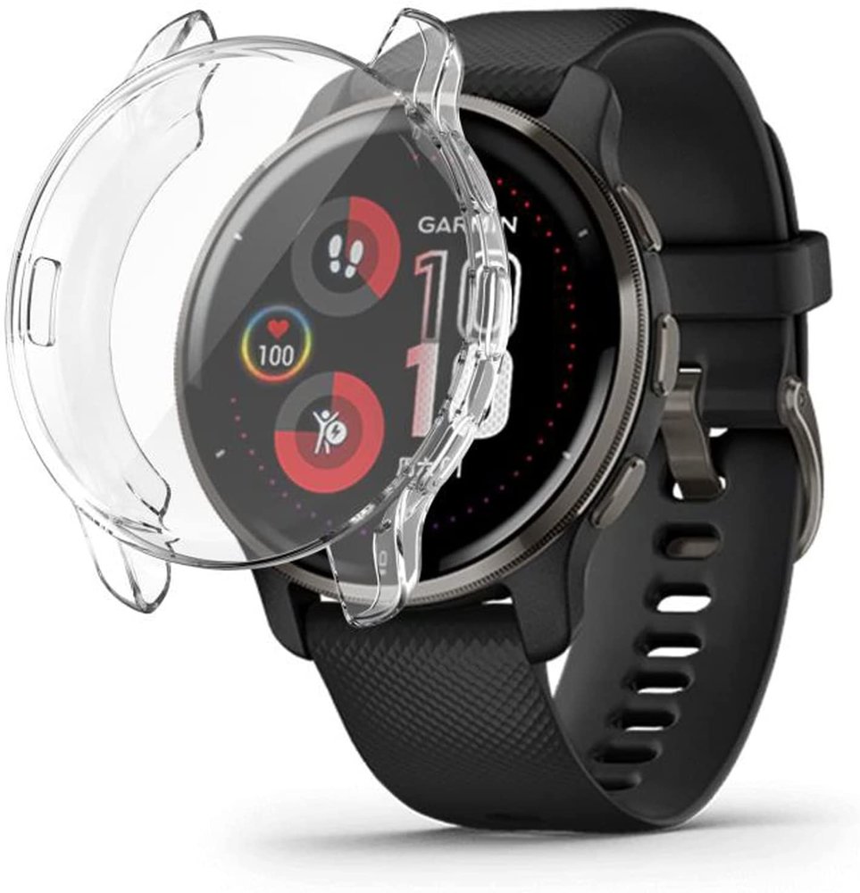 Strap-it© Strap-it Coque en TPU Garmin Venu 2 Plus (transparente)