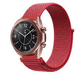 Strap-it Bracelet nylon Samsung Galaxy Watch 3 41mm (rouge)