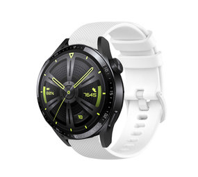 Strap-it Bracelet silicone luxe Huawei Watch GT 3 46mm (blanc)