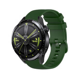Strap-it Bracelet silicone luxe Huawei Watch GT 3 46mm (vert armée)