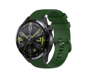 Strap-it Bracelet silicone luxe Huawei Watch GT 3 46mm (vert armée)