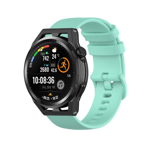 Strap-it Strap-it Bracelet silicone luxe Huawei GT Runner (aqua)