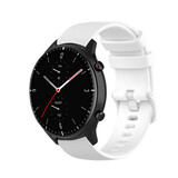 Strap-it Bracelet silicone luxe Xiaomi Amazfit GTR 2 (blanc)