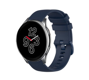 Strap-it Bracelet silicone luxe OnePlus Watch (bleu foncé)