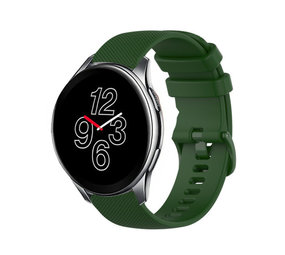 Strap-it Bracelet silicone luxe OnePlus Watch (vert armée)