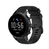 Strap-it Bracelet silicone luxe Fossil Gen 5 (noir)