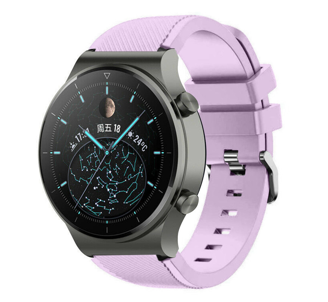Strap-it Strap-it Bracelet silicone Huawei Watch GT 2 Pro (lilas)