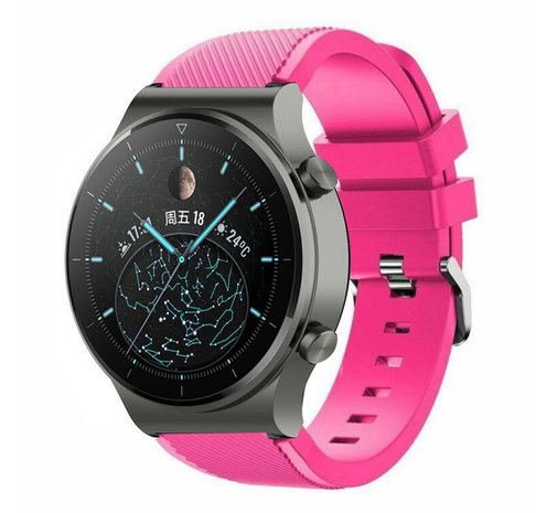Strap-it Strap-it Bracelet silicone Huawei Watch GT 2 Pro (rose vif)