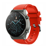 Strap-it Bracelet silicone Huawei Watch GT 2 Pro (rouge)