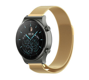 Strap-it Bracelet Milanais Huawei Watch GT 2 Pro (or)