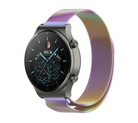 Strap-it Bracelet Milanais Huawei Watch GT 2 Pro (arc-en-ciel)