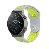 Strap-it Bracelet sport Huawei Watch GT 2 Pro (gris/jaune)