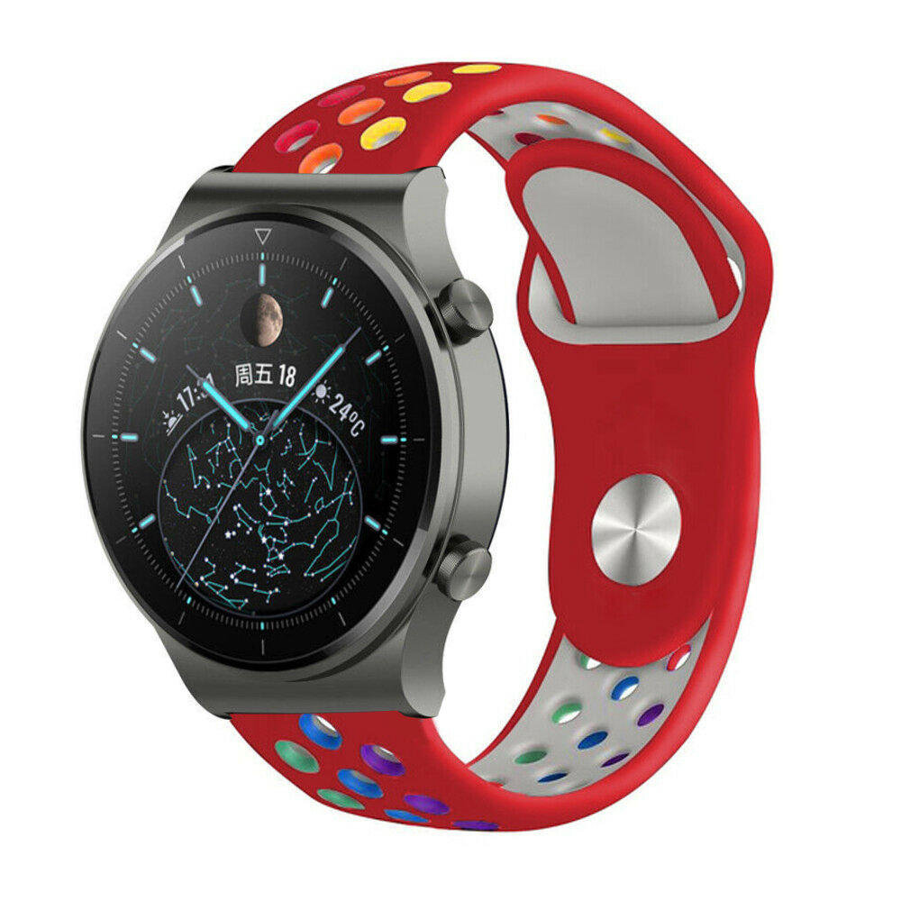 Strap-it Strap-it Bracelet sport Huawei Watch GT 2 Pro (rouge coloré) Strap-it Strap-it Bracelet sport Huawei Watch GT 2 Pro (rouge coloré)