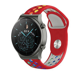 Strap-it Bracelet sport Huawei Watch GT 2 Pro (rouge coloré)