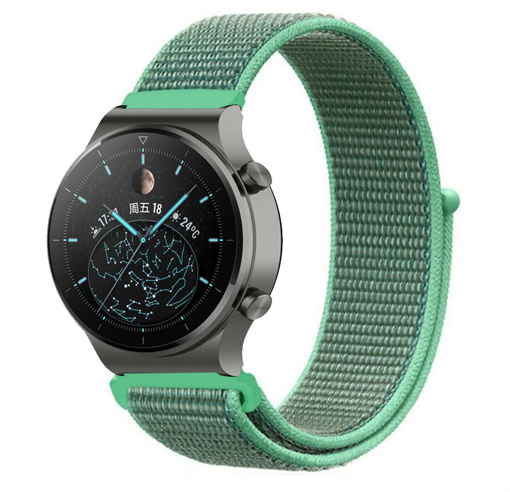 Strap-it Strap-it Bracelet nylon Huawei Watch GT 2 Pro (menthe) Strap-it Strap-it Bracelet nylon Huawei Watch GT 2 Pro (menthe)