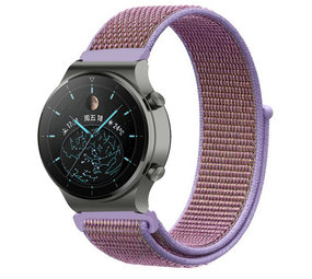 Strap-it Bracelet nylon Huawei Watch GT 2 Pro (lilas)