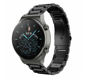Strap-it Bracelet acier Huawei Watch GT 2 Pro (noir)