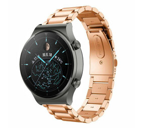 Strap-it Bracelet acier Huawei Watch GT 2 Pro (or rose) Strap-it Bracelet acier Huawei Watch GT 2 Pro (or rose)