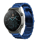 Strap-it Strap-it Bracelet acier Huawei Watch GT 2 Pro (bleu)