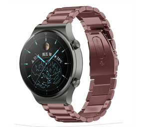 Strap-it Bracelet acier Huawei Watch GT 2 Pro (bronze-or) Strap-it Bracelet acier Huawei Watch GT 2 Pro (bronze-or)