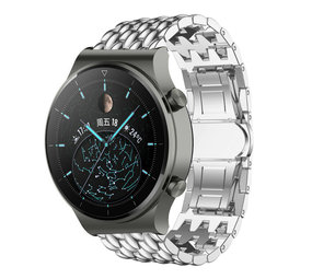 Strap-it Bracelet acier dragon Huawei Watch GT 2 Pro (argent) Strap-it Bracelet acier dragon Huawei Watch GT 2 Pro (argent)
