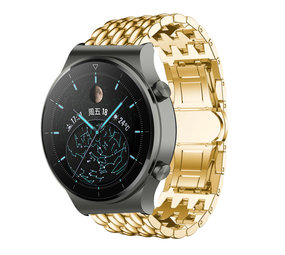 Strap-it Bracelet acier dragon Huawei Watch GT 2 Pro (or) Strap-it Bracelet acier dragon Huawei Watch GT 2 Pro (or)