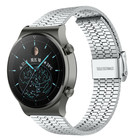 Strap-it Strap-it Bracelet acier inoxydable Huawei Watch GT 2 Pro (argent)