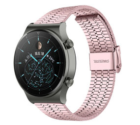 Strap-it Bracelet acier inoxydable Huawei Watch GT 2 Pro (rose) Strap-it Bracelet acier inoxydable Huawei Watch GT 2 Pro (rose)