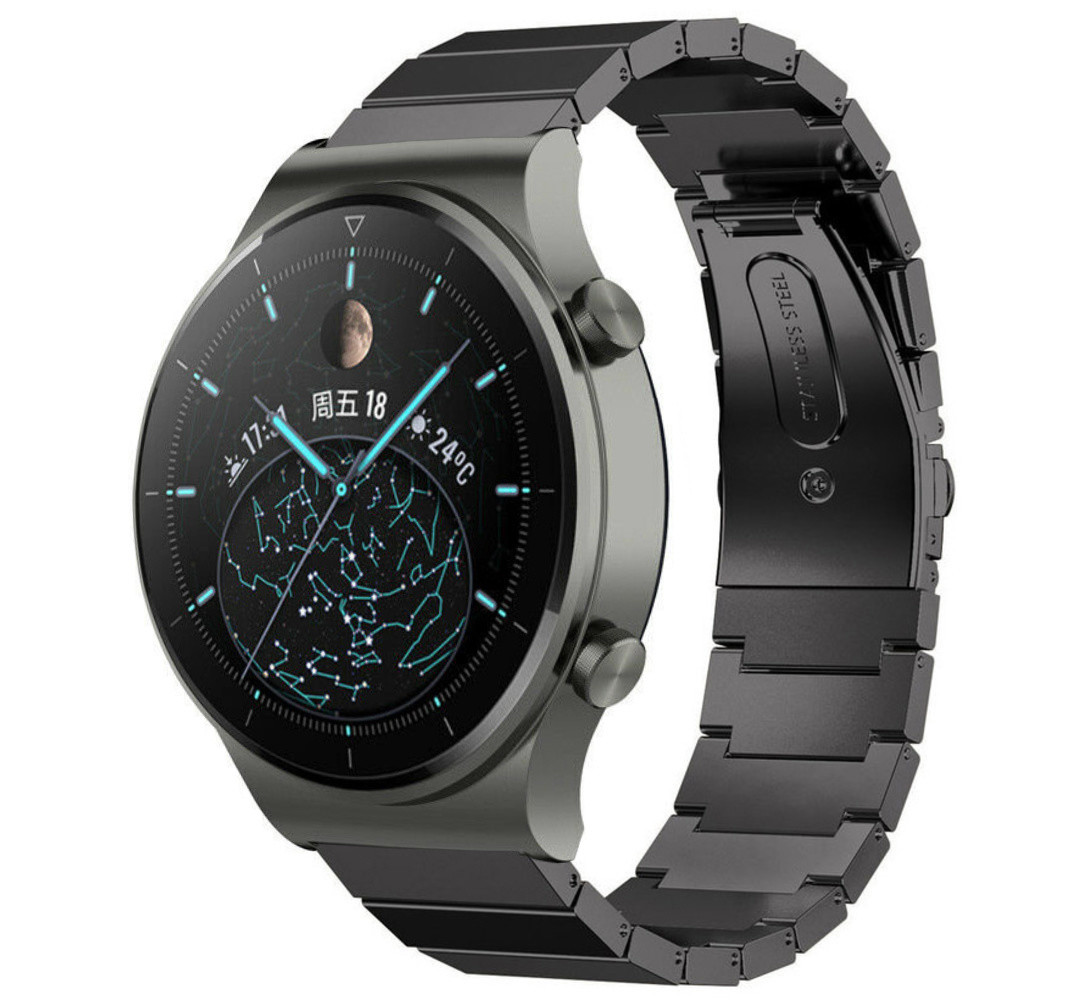 Bracelet métal Huawei Watch GT 2 Pro (noir) 