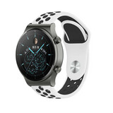 Strap-it Bracelet sport Huawei Watch GT 2 Pro (blanc/noir)