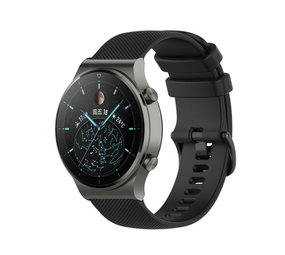 Strap-it Bracelet silicone luxe Huawei Watch GT 2 Pro (noir)