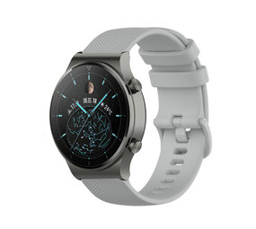 Strap-it Bracelet silicone luxe Huawei Watch GT 2 Pro (gris)