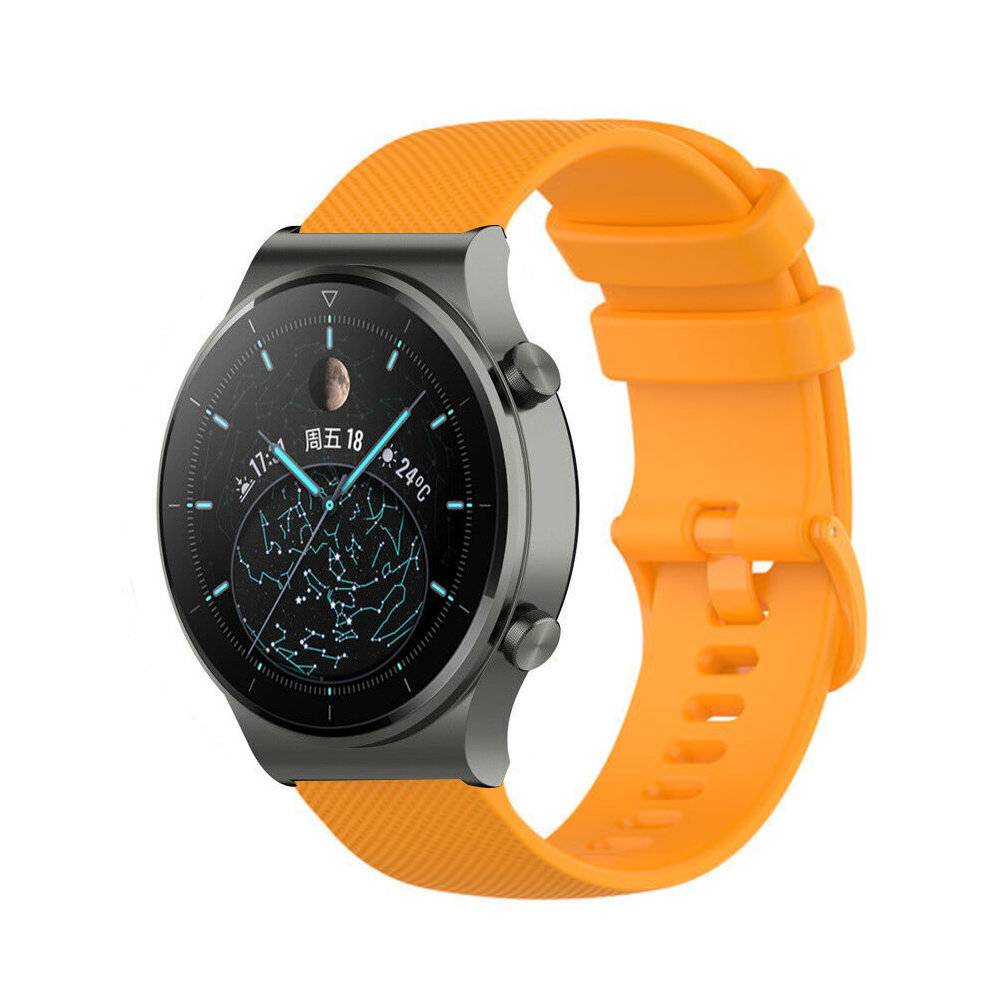 Strap-it Strap-it Bracelet silicone luxe Huawei Watch GT 2 Pro (orange)