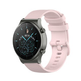 Strap-it Bracelet silicone luxe Huawei Watch GT 2 Pro (rose)